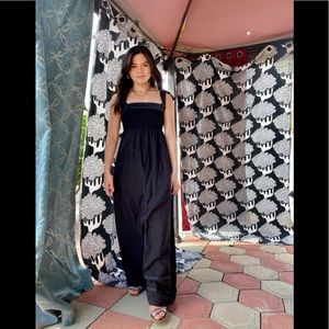 Vintage calvin klein black maxi dress